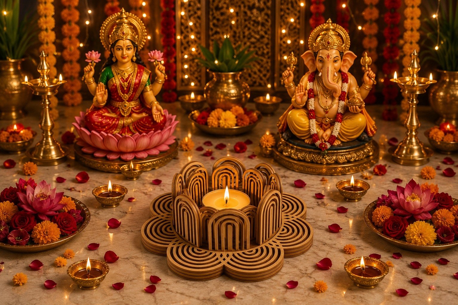 Harmony Arch Diya Holder
