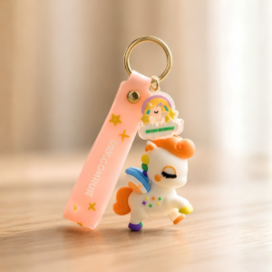 Kawaii Unicorn keyring