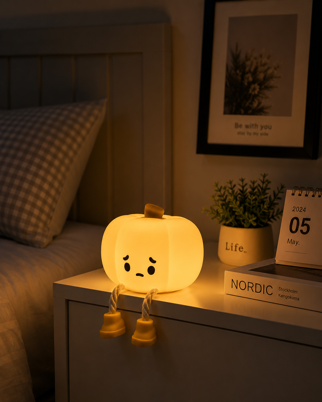 Pumpkin lamp