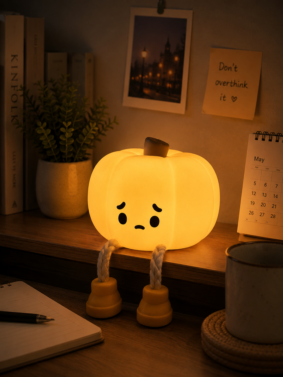 Pumpkin lamp