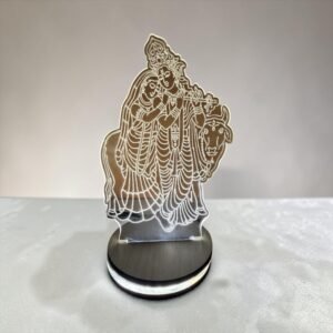Radha rani and krishan bhagwan crystal light