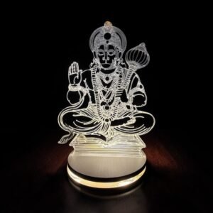 Hanuman ji crystal light