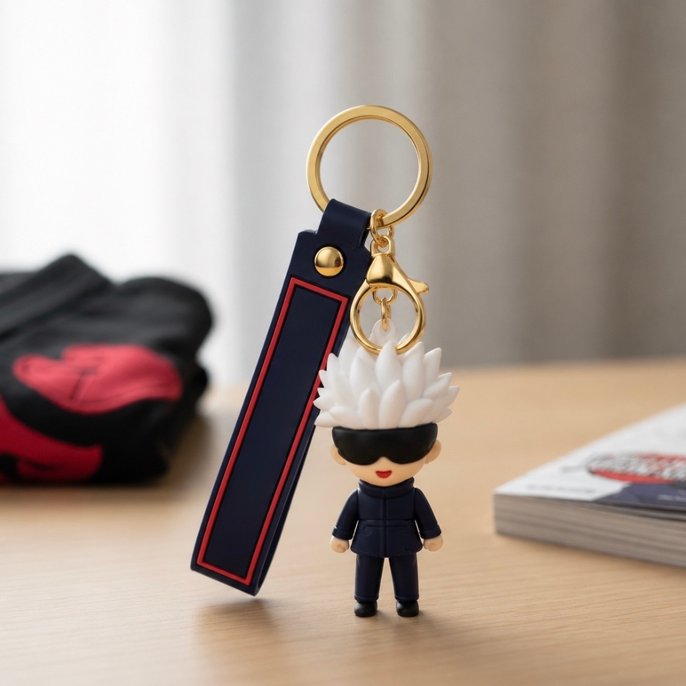 Satoru Gojo keyring and bagcharm