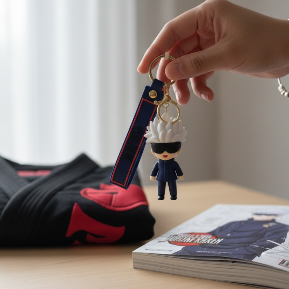 Satoru Gojo keyring and bagcharm