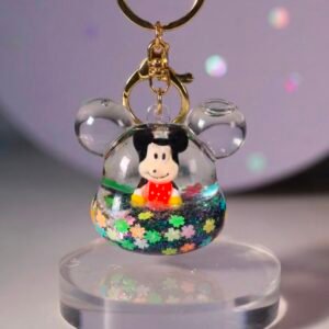 Floating Mickey resin bagcharm