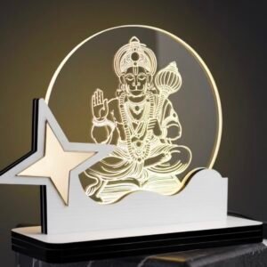 Hanuman ji crystal light