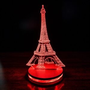 Eiffel tower night lamp