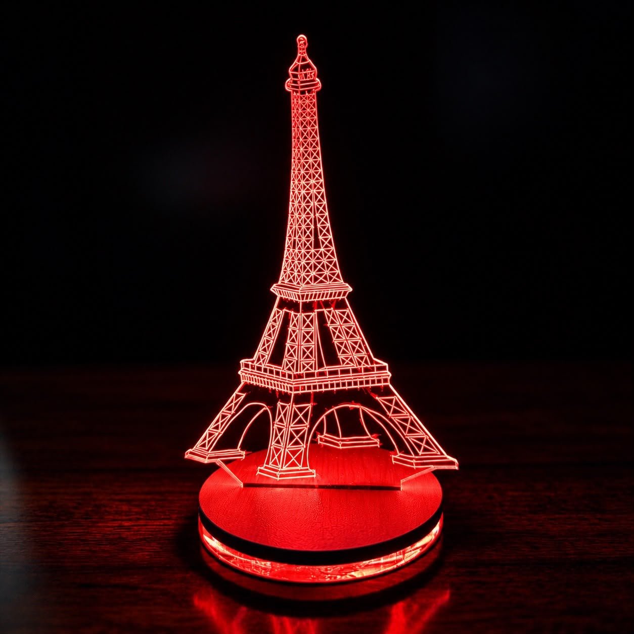 Eiffel tower night lamp