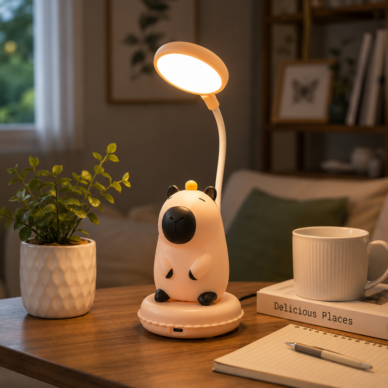 Capybara lamp