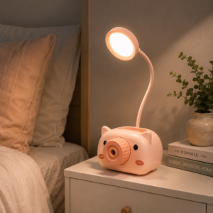 Lamp with sharpner
