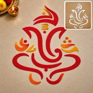 Ganesh Ji Rangoli Design