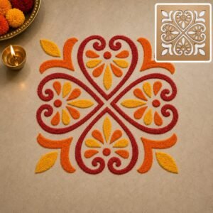 Floral Rangoli Design